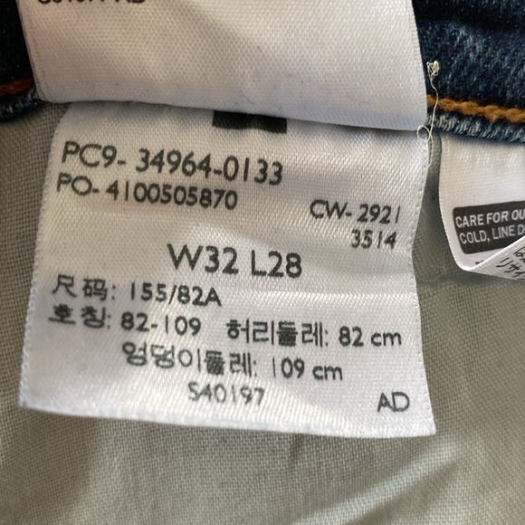 Levi’s Wedgie Straight Button Fly Jeans - 32 - Picture 11 of 12